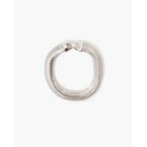 NEW CLARE V. women's snake chain bracelet in silver